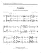 Hosanna SATB choral sheet music cover